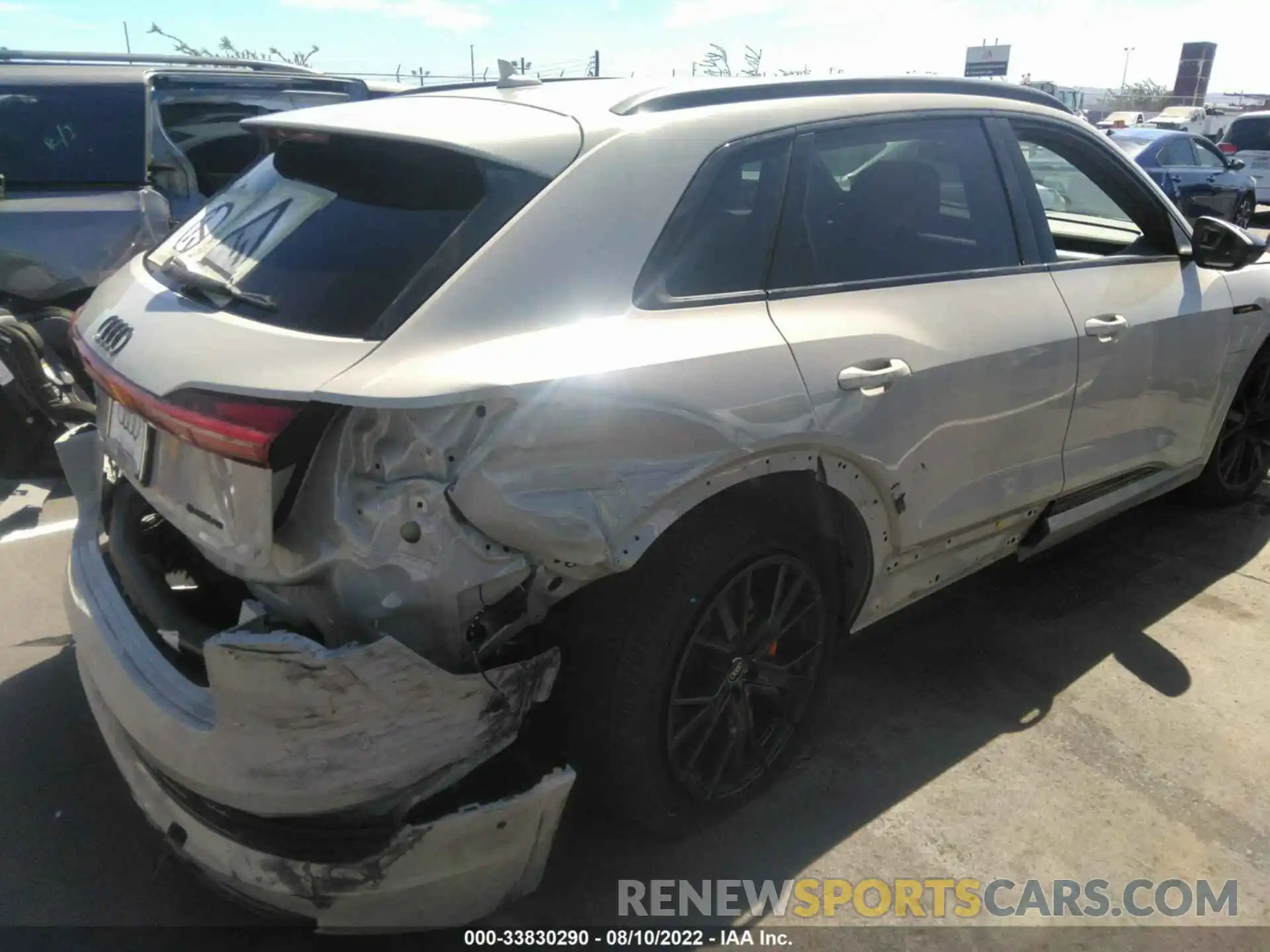 6 Photograph of a damaged car WA1VABGE9NB022830 AUDI E-TRON 2022