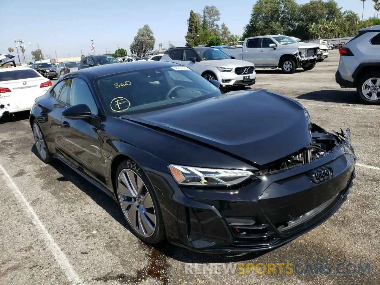 1 Photograph of a damaged car WAUEJBFW2N7006520 AUDI E-TRON GT 2022