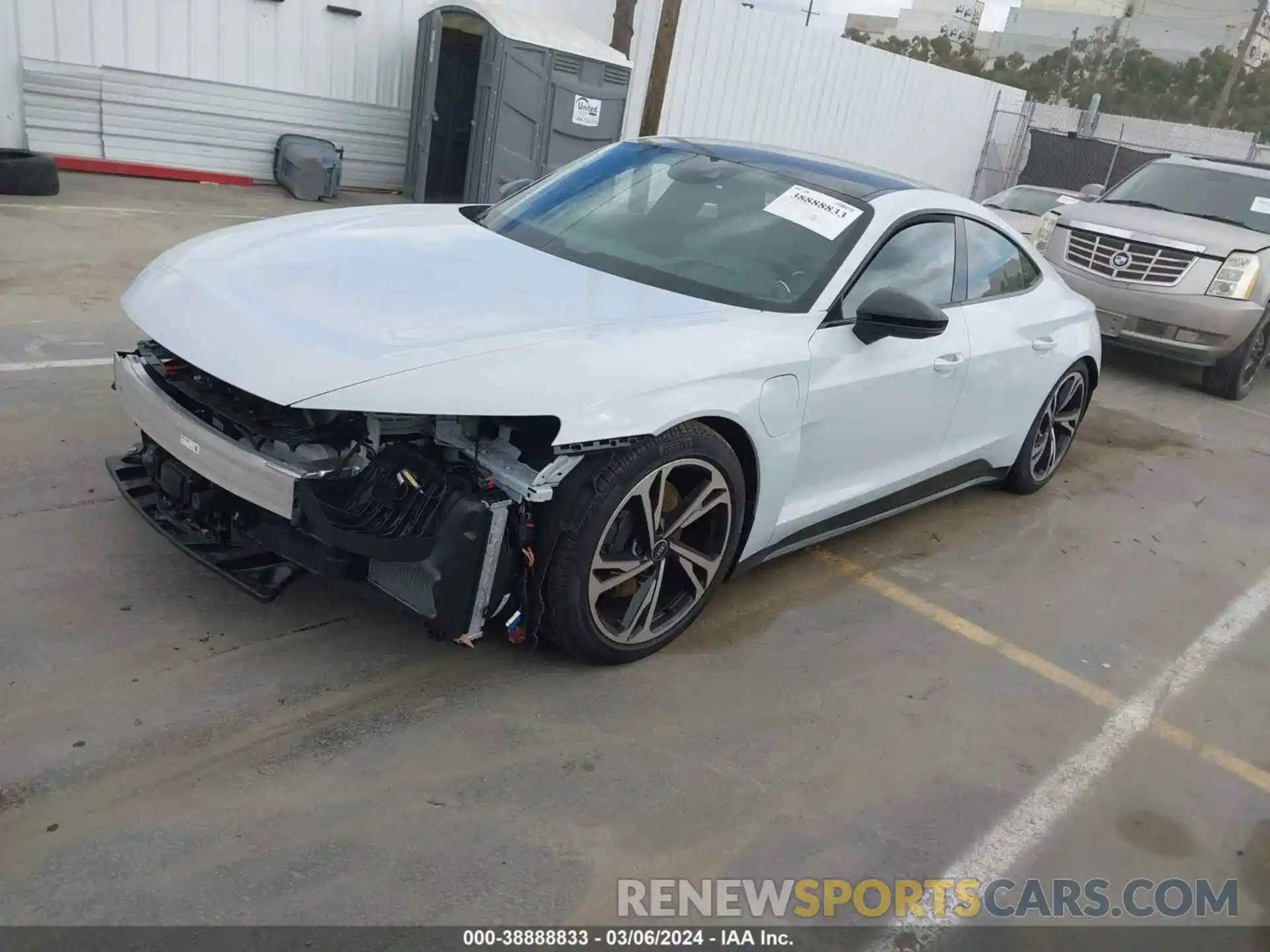 2 Photograph of a damaged car WAUEJBFW9N7004683 AUDI E-TRON GT 2022