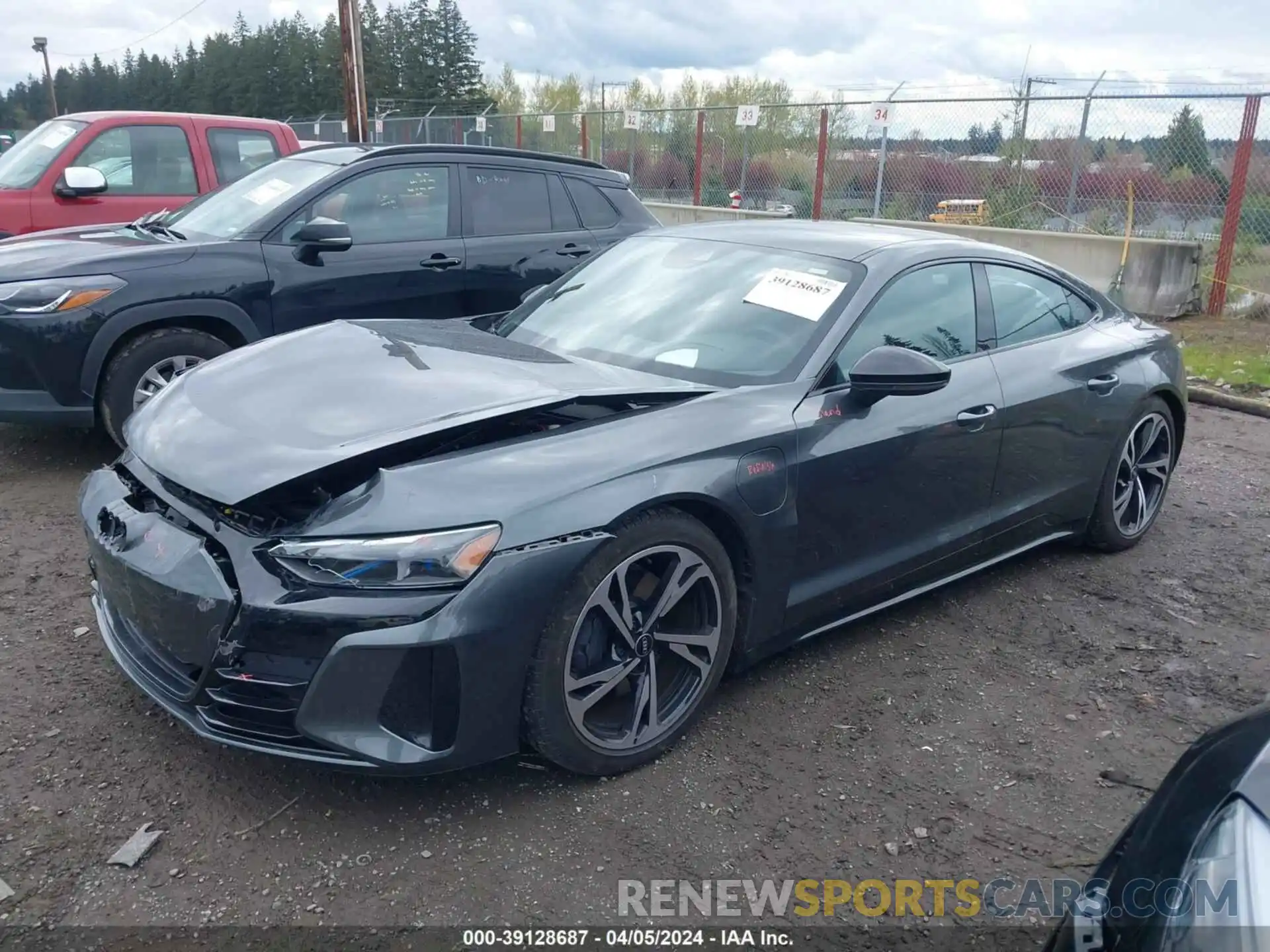 2 Photograph of a damaged car WAUCJBFW8P7004992 AUDI E-TRON GT 2023