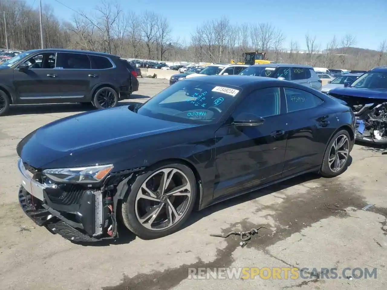 1 Photograph of a damaged car WAUCJBFW9P7000711 AUDI E-TRON GT 2023