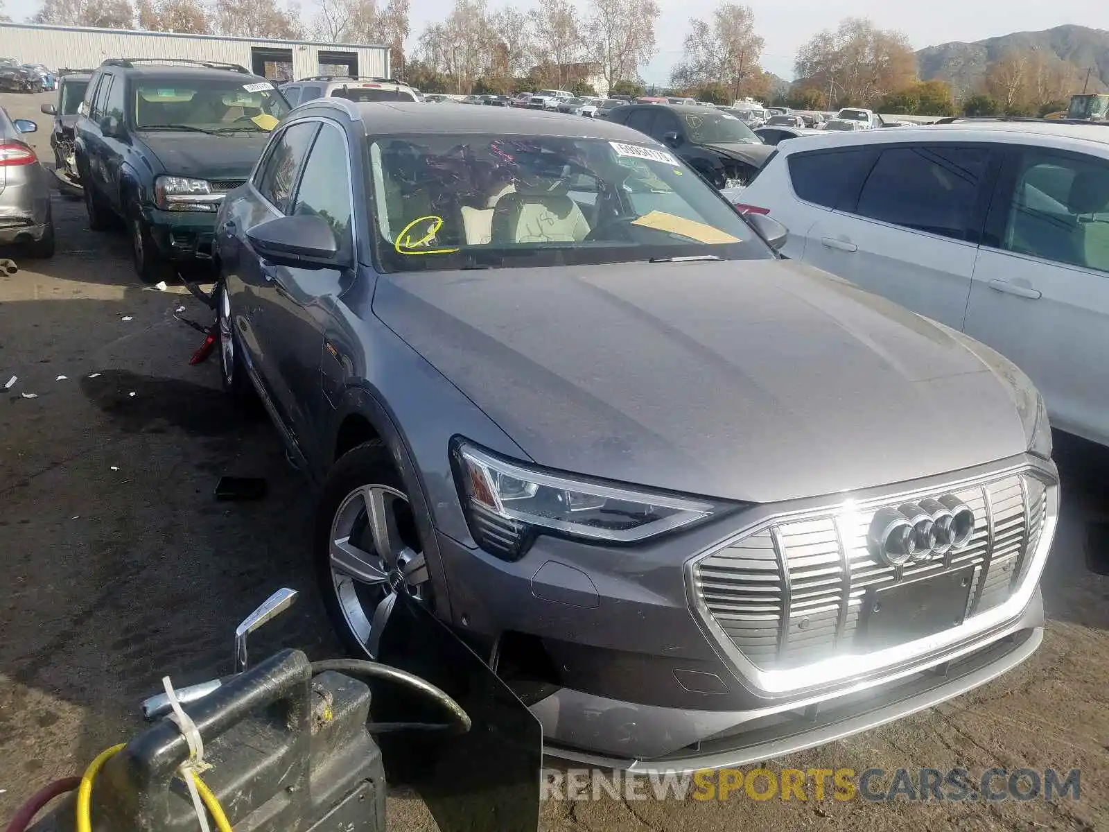 1 Photograph of a damaged car WA1LAAGE8KB010021 AUDI E-TRON PRE 2019