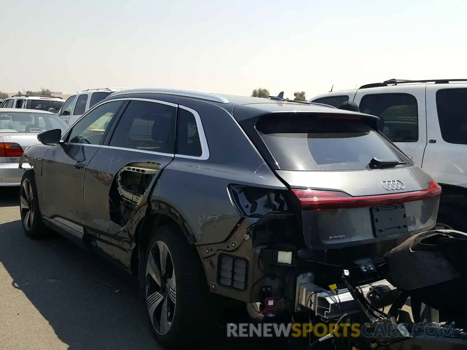 3 Photograph of a damaged car WA1VAAGE1KB005803 AUDI E-TRON PRE 2019