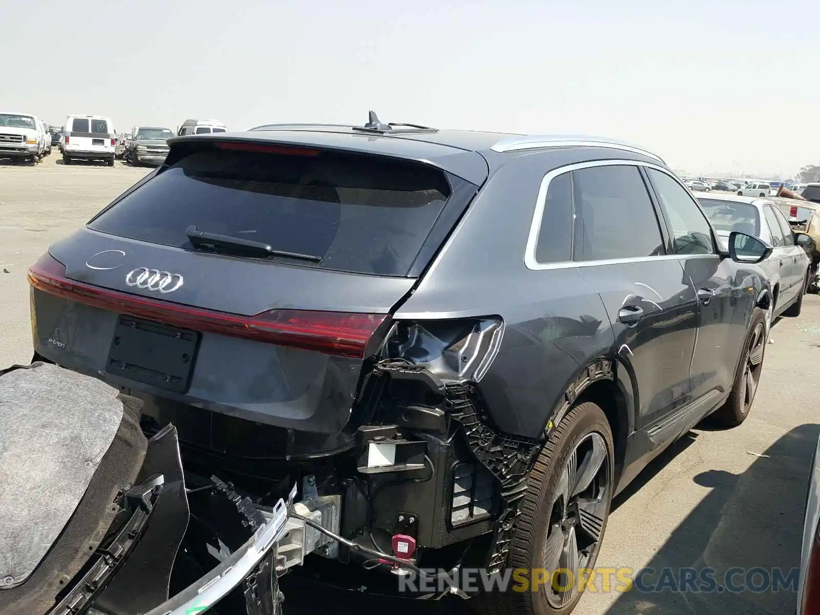 4 Photograph of a damaged car WA1VAAGE1KB005803 AUDI E-TRON PRE 2019