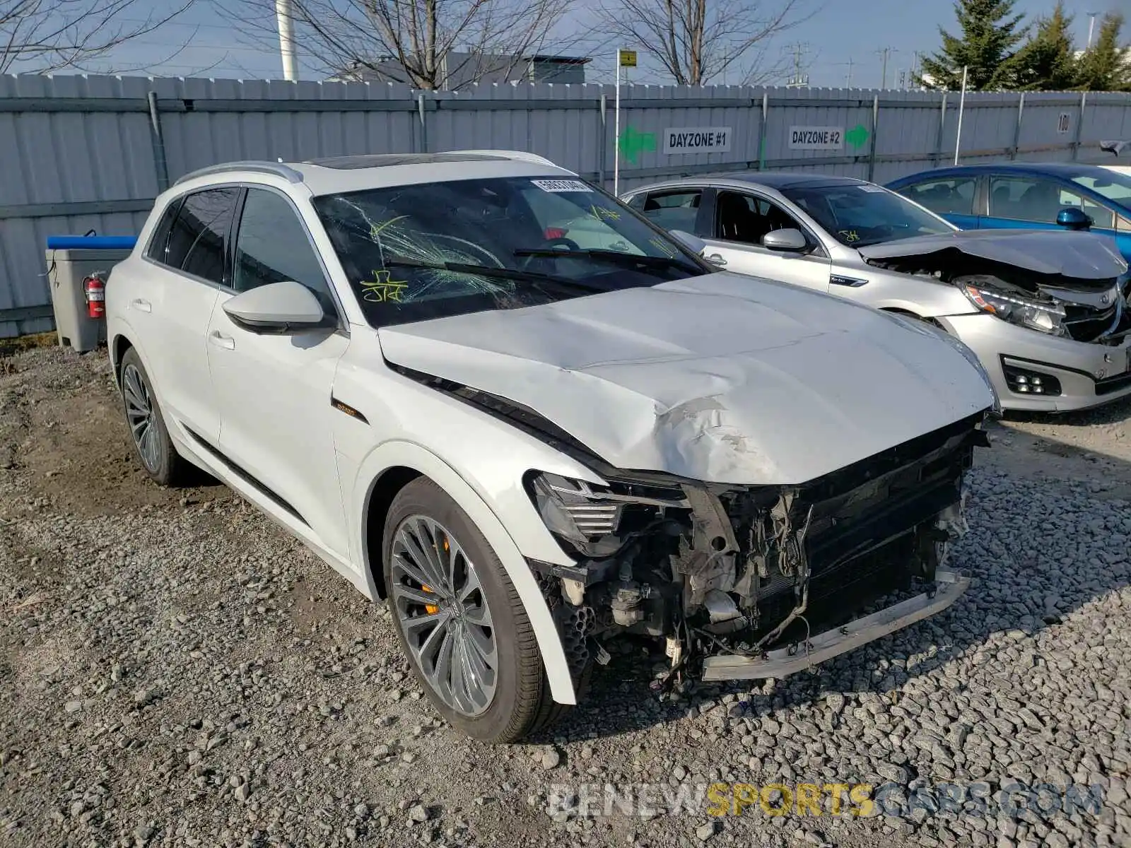 1 Photograph of a damaged car WA1VAAGE4KB008159 AUDI E-TRON PRE 2019