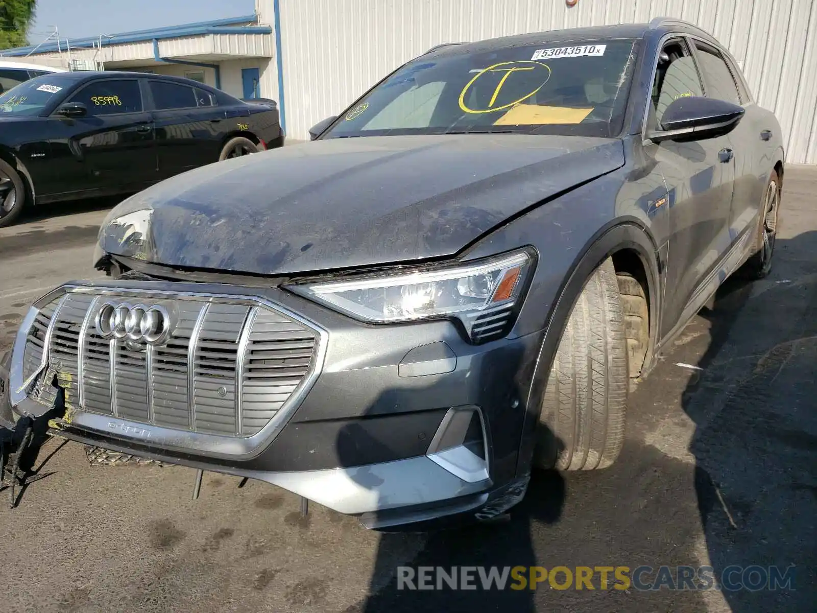 2 Photograph of a damaged car WA1VAAGE7KB008379 AUDI E-TRON PRE 2019