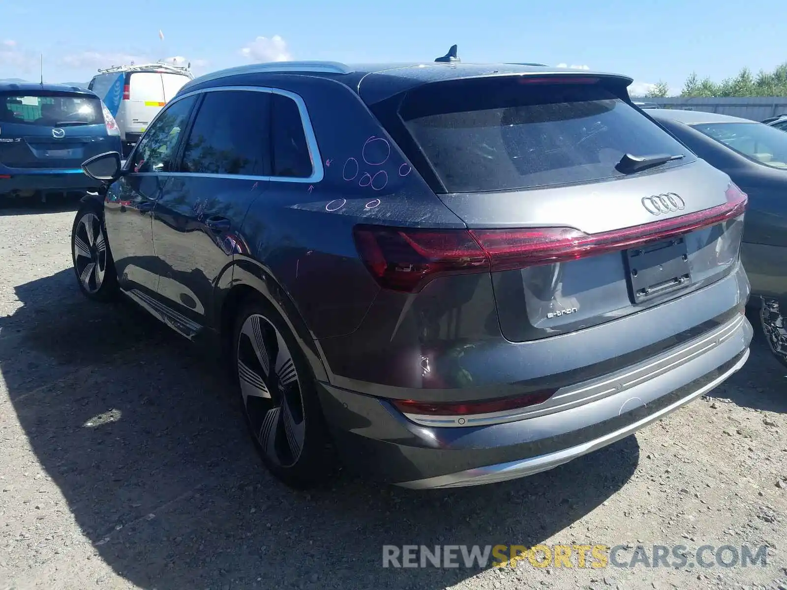 3 Photograph of a damaged car WA1VAAGE8KB005930 AUDI E-TRON PRE 2019