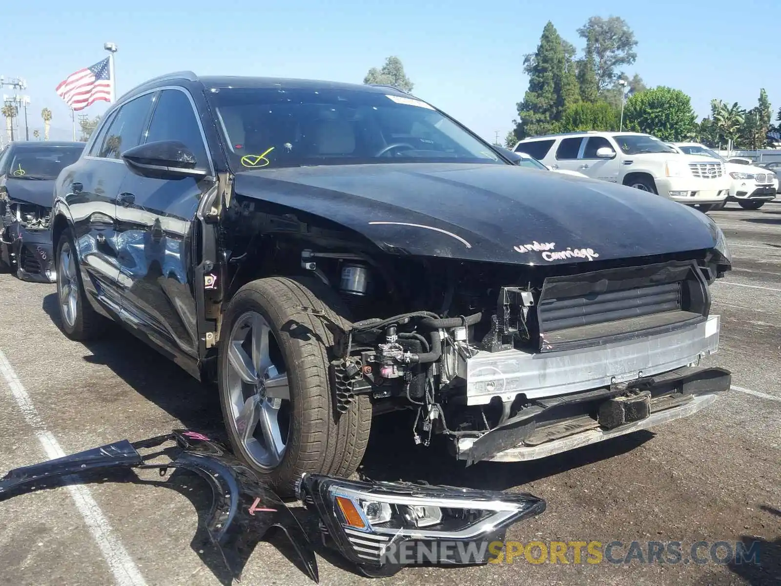 1 Photograph of a damaged car WA1VAAGEXKB016928 AUDI E-TRON PRE 2019