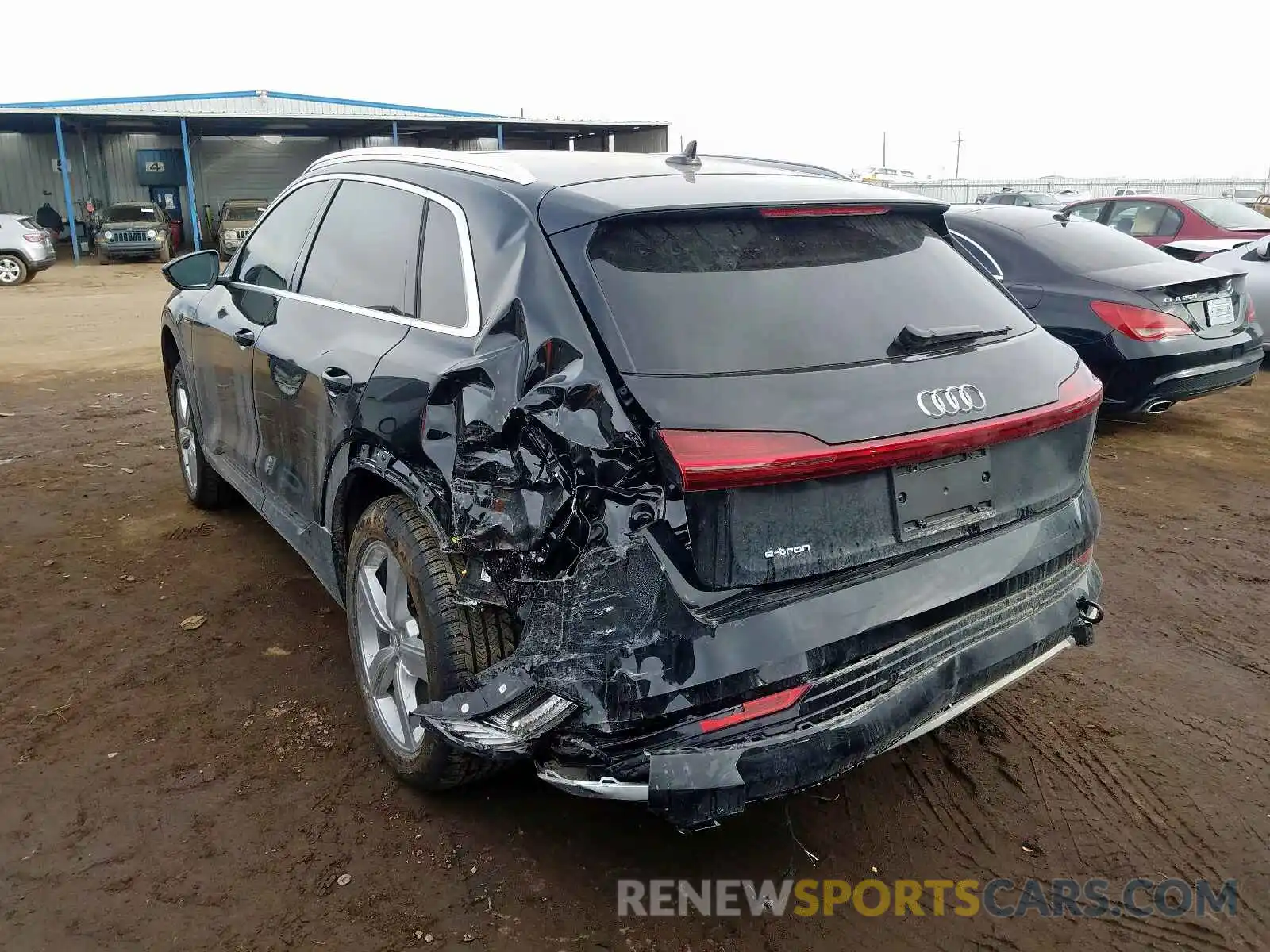 3 Photograph of a damaged car WA1VABGE0KB016751 AUDI E-TRON PRE 2019