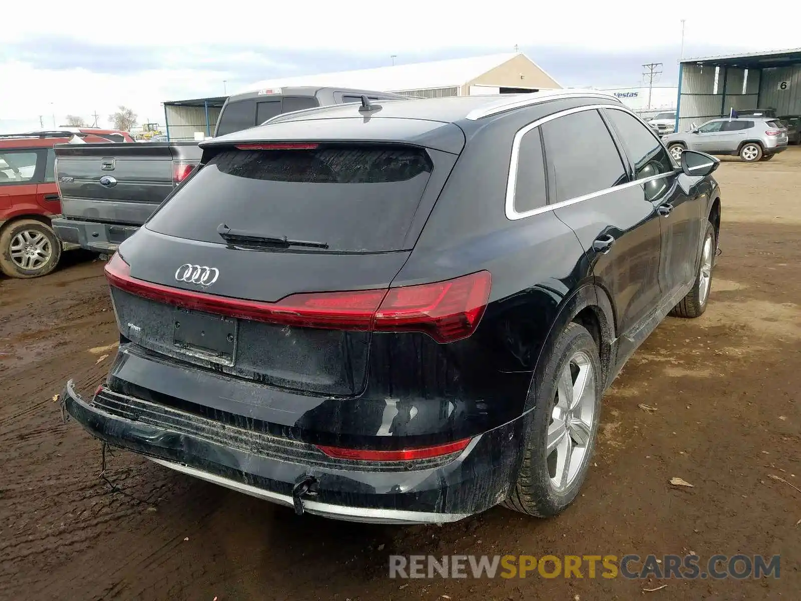 4 Photograph of a damaged car WA1VABGE0KB016751 AUDI E-TRON PRE 2019