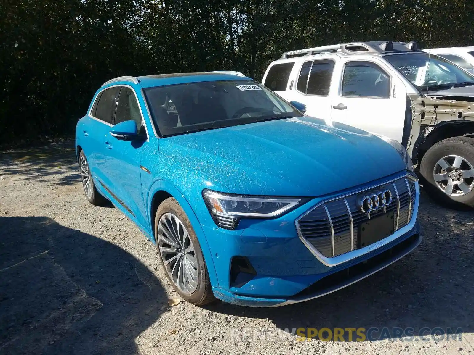 1 Photograph of a damaged car WA1VABGE3KB009437 AUDI E-TRON PRE 2019