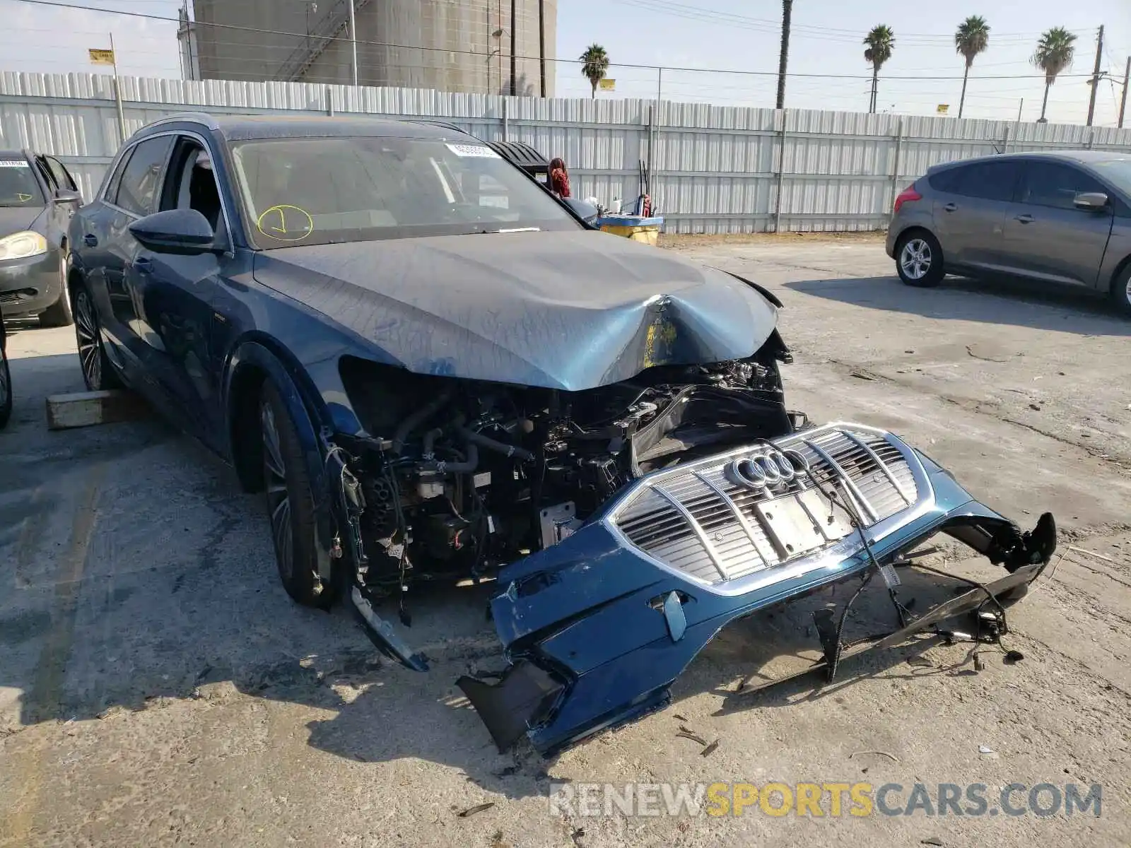 1 Photograph of a damaged car WA1VABGE8KB012432 AUDI E-TRON PRE 2019