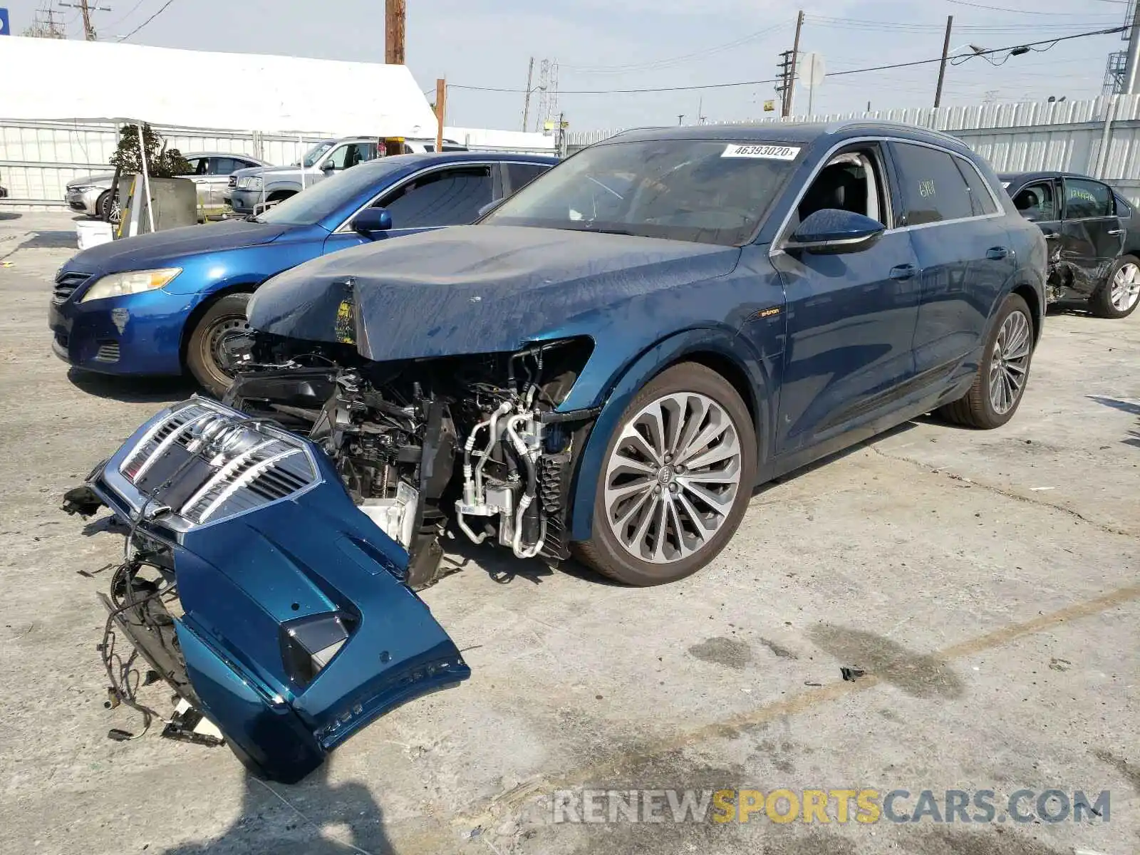 2 Фотография поврежденного автомобиля WA1VABGE8KB012432 AUDI E-TRON PRE 2019