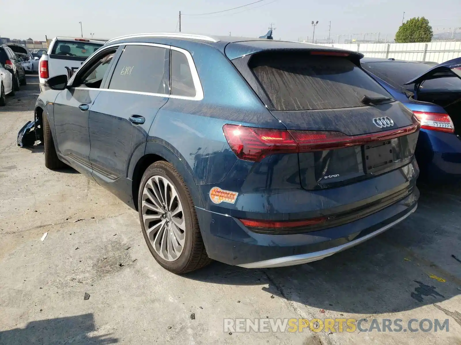 3 Photograph of a damaged car WA1VABGE8KB012432 AUDI E-TRON PRE 2019