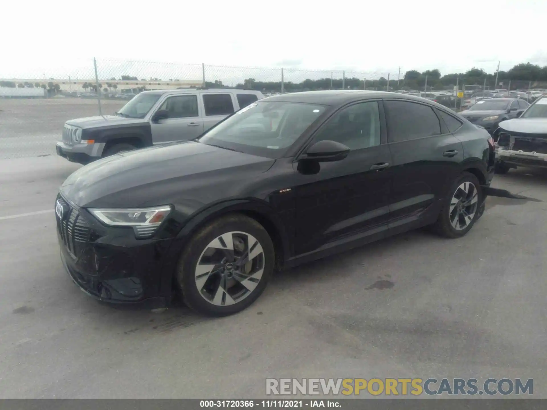 2 Photograph of a damaged car WA11AAGE0MB025588 AUDI E-TRON SPORTBACK 2021