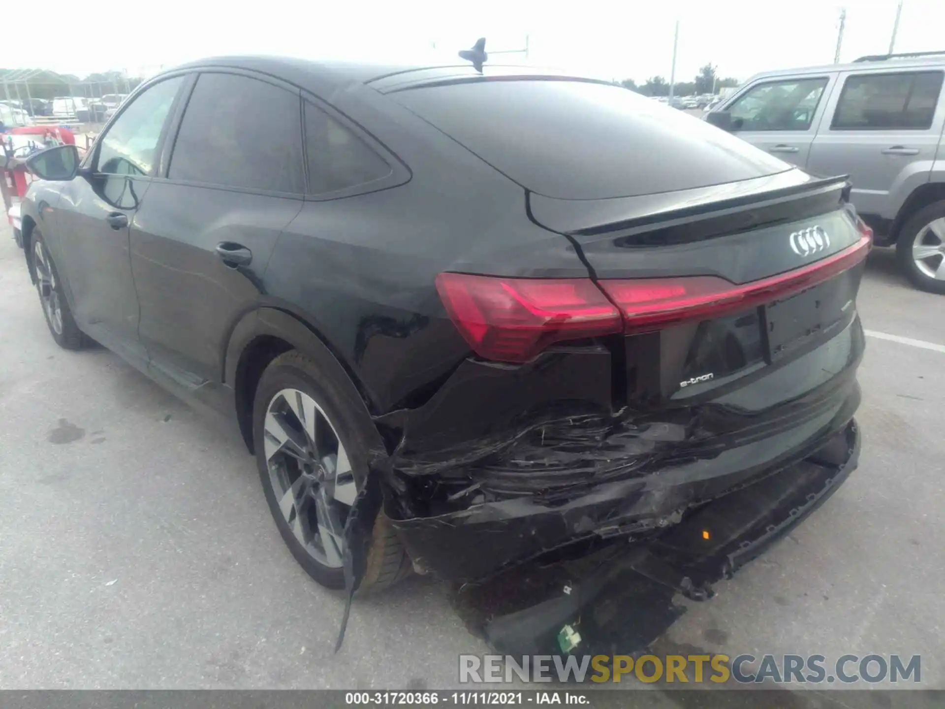 6 Photograph of a damaged car WA11AAGE0MB025588 AUDI E-TRON SPORTBACK 2021