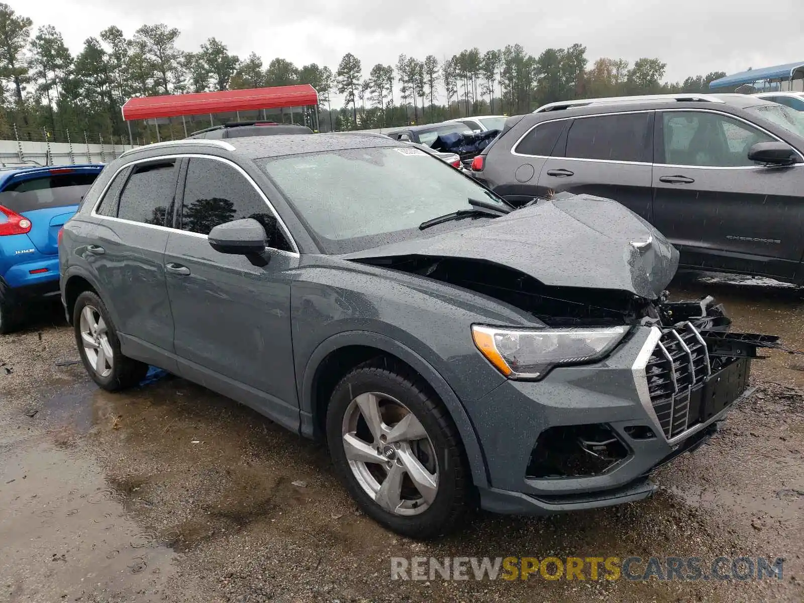 1 Photograph of a damaged car WA1AECF30K1076575 AUDI Q3 2019