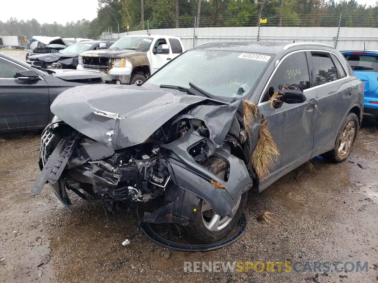 2 Фотография поврежденного автомобиля WA1AECF30K1076575 AUDI Q3 2019