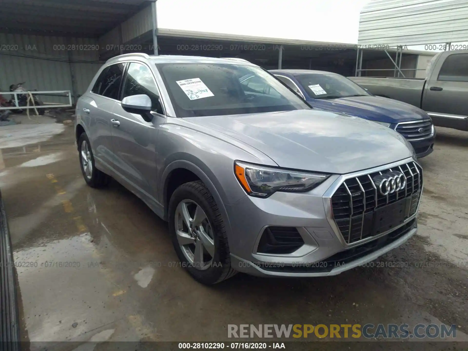 1 Photograph of a damaged car WA1AECF30K1078066 AUDI Q3 2019