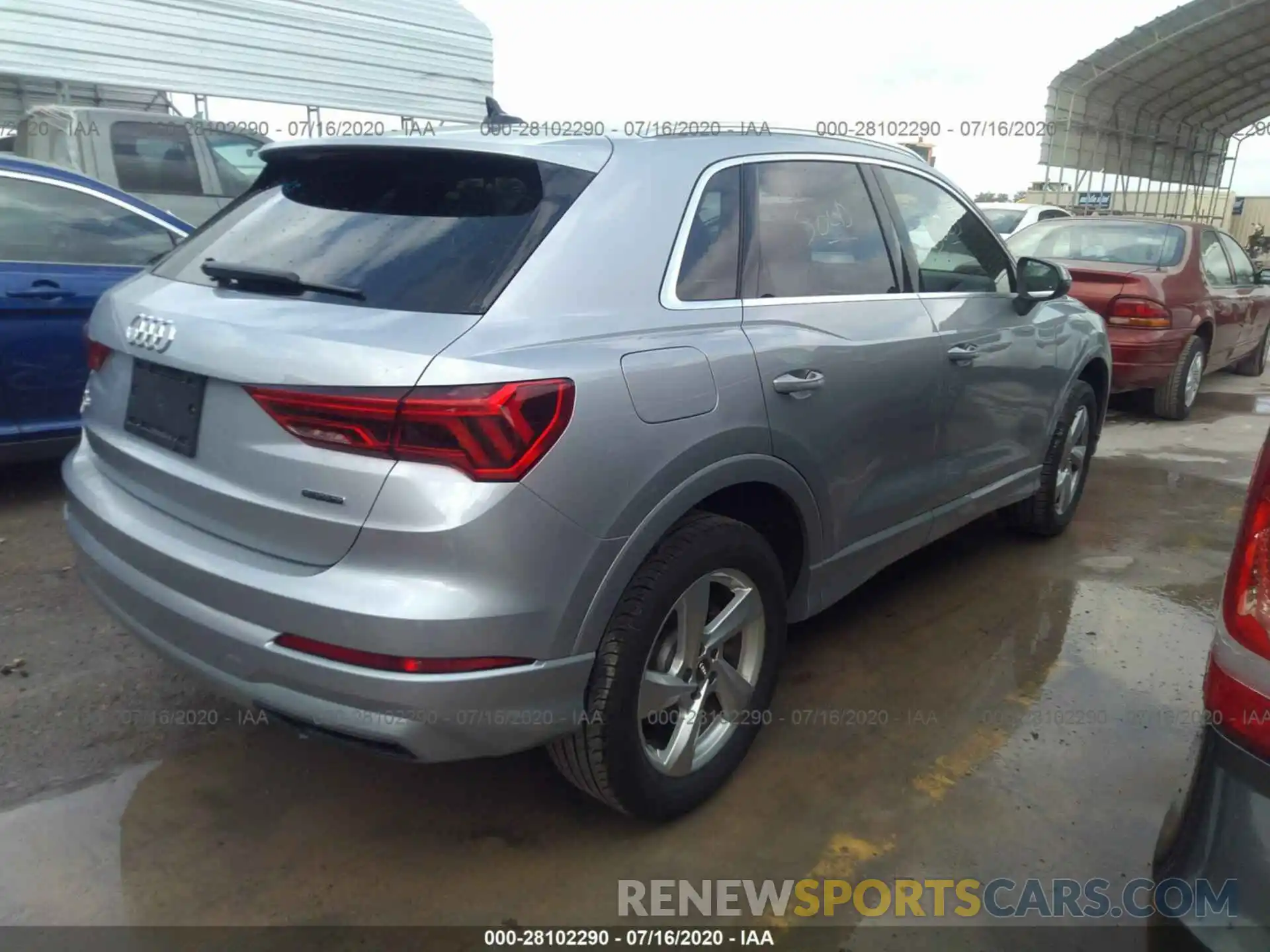 4 Фотография поврежденного автомобиля WA1AECF30K1078066 AUDI Q3 2019