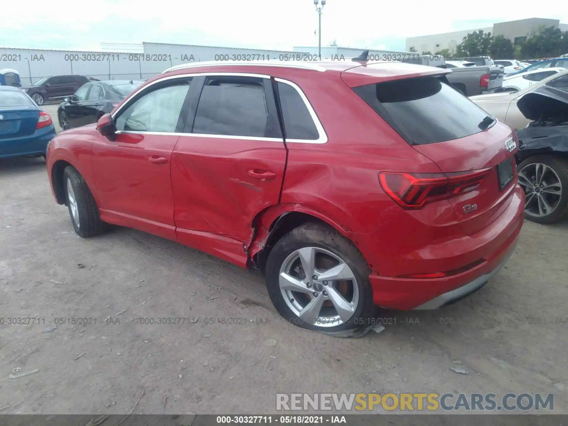 3 Фотография поврежденного автомобиля WA1AECF30K1079198 AUDI Q3 2019