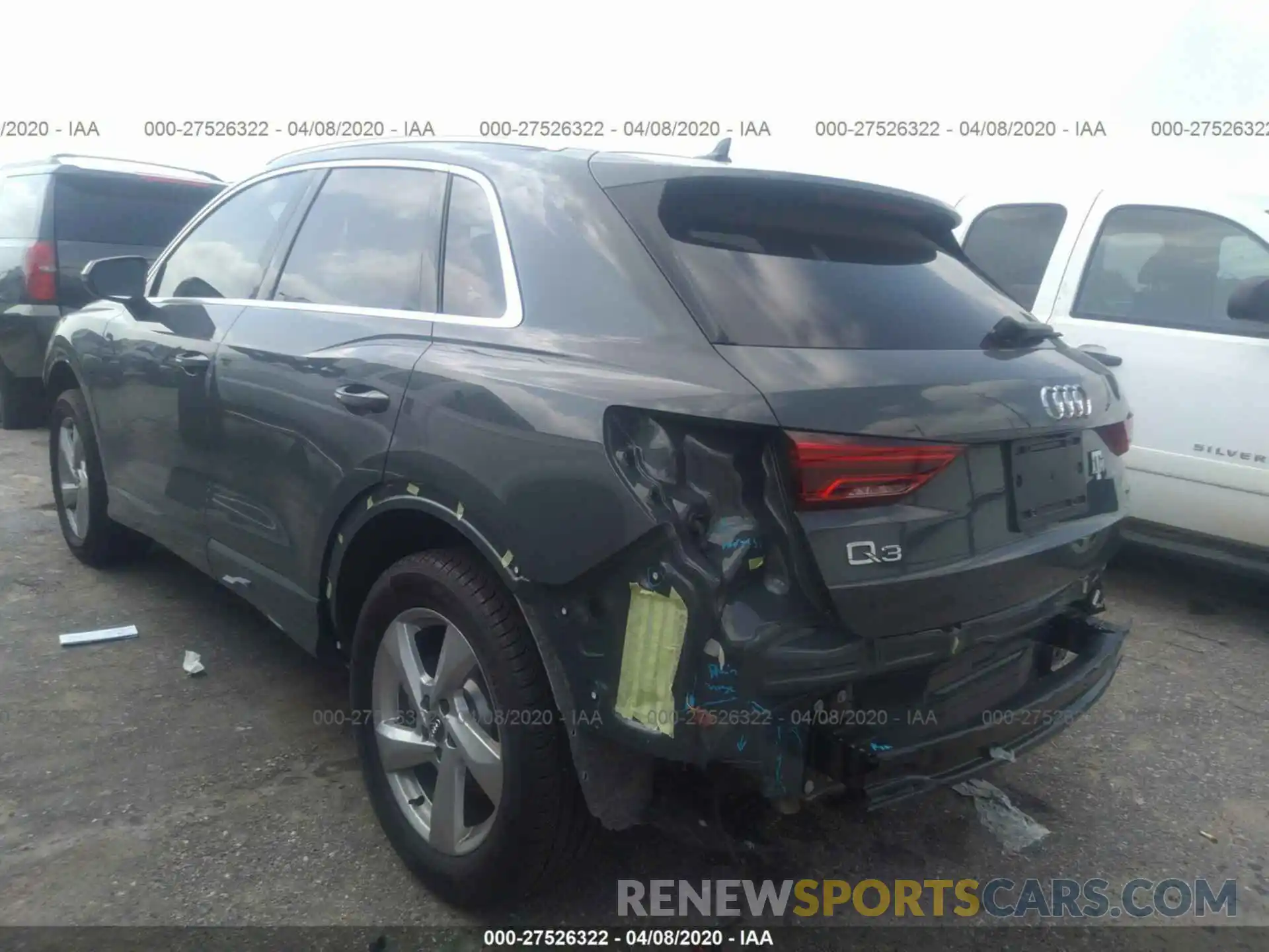 3 Photograph of a damaged car WA1AECF30K1087415 AUDI Q3 2019