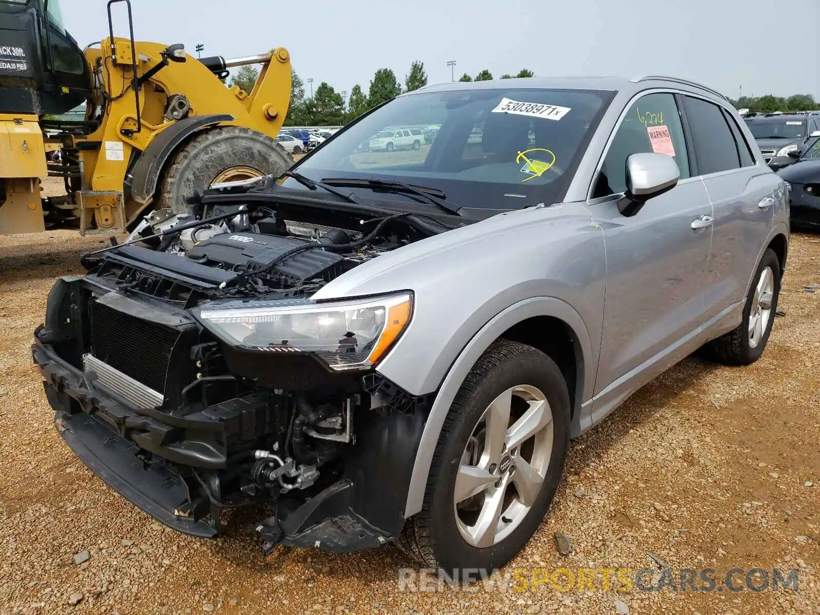 2 Photograph of a damaged car WA1AECF31K1082241 AUDI Q3 2019