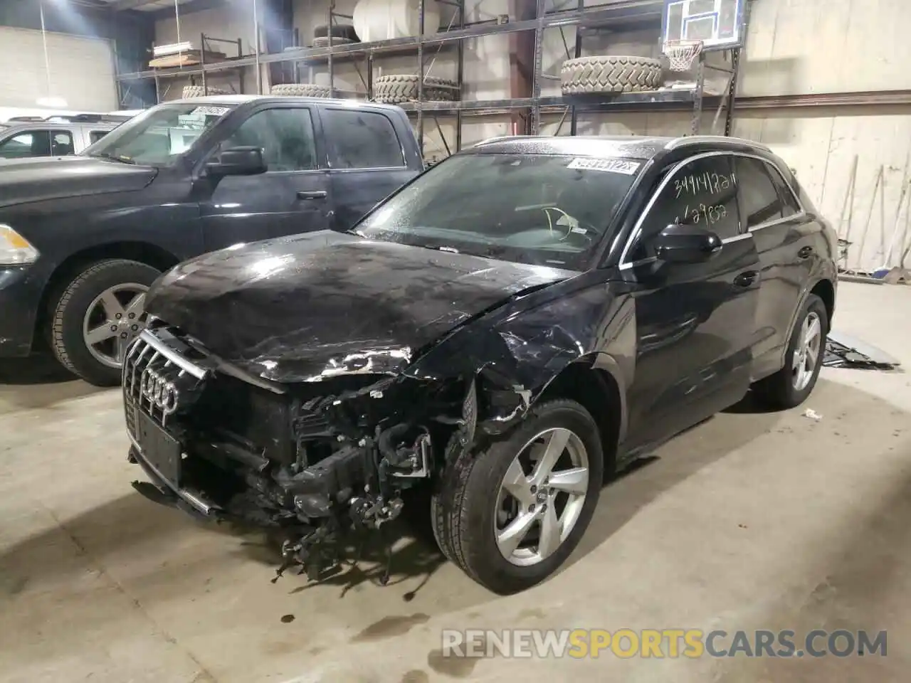 2 Photograph of a damaged car WA1AECF32K1075671 AUDI Q3 2019