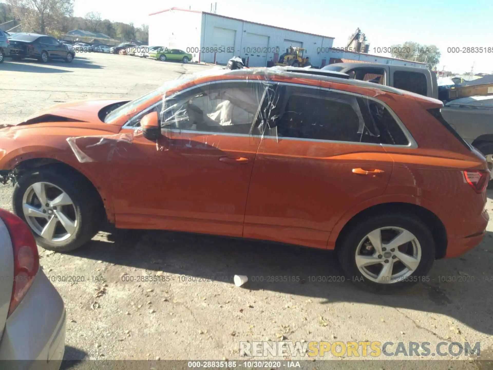 3 Photograph of a damaged car WA1AECF32K1078456 AUDI Q3 2019