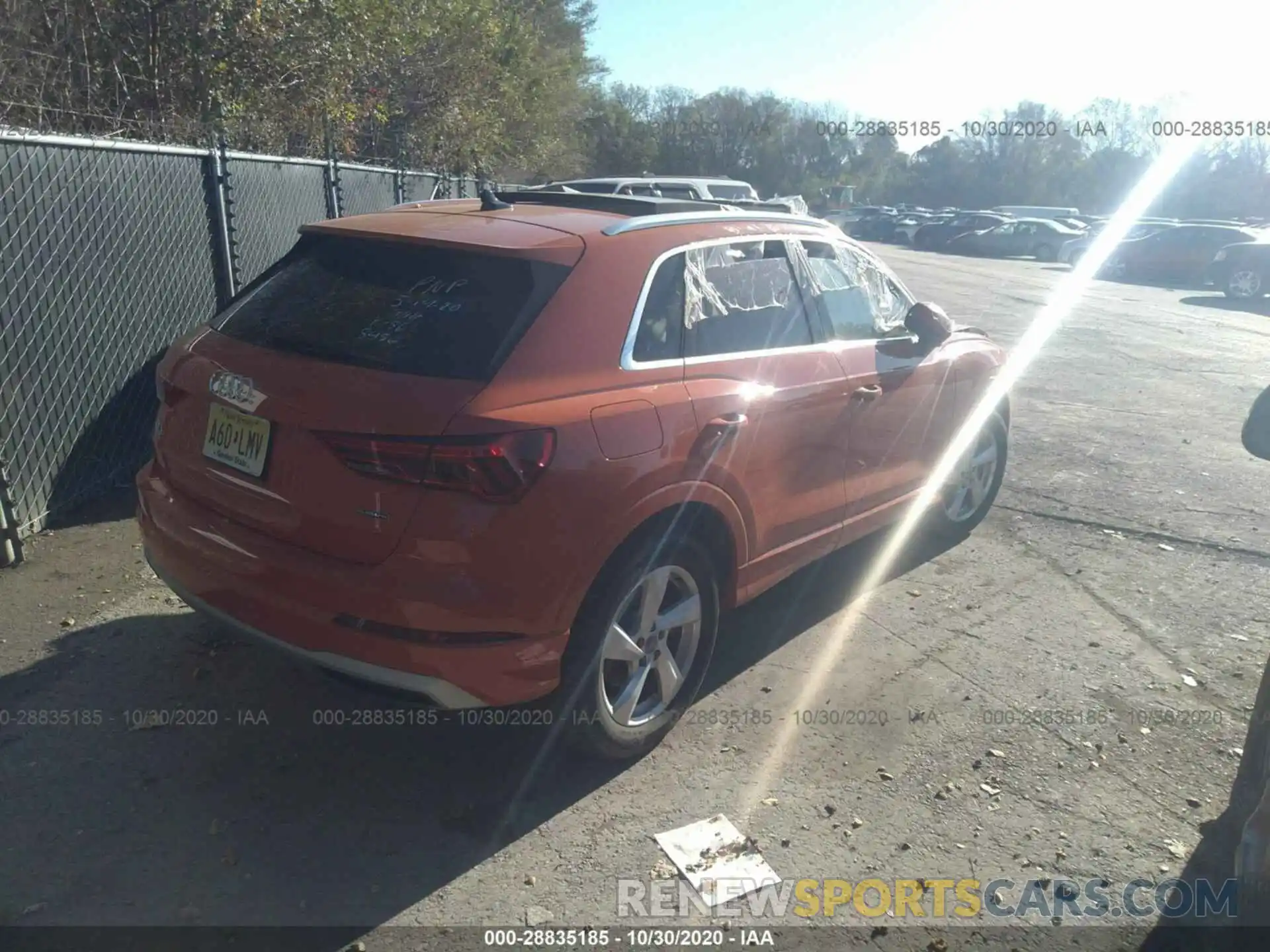 4 Photograph of a damaged car WA1AECF32K1078456 AUDI Q3 2019