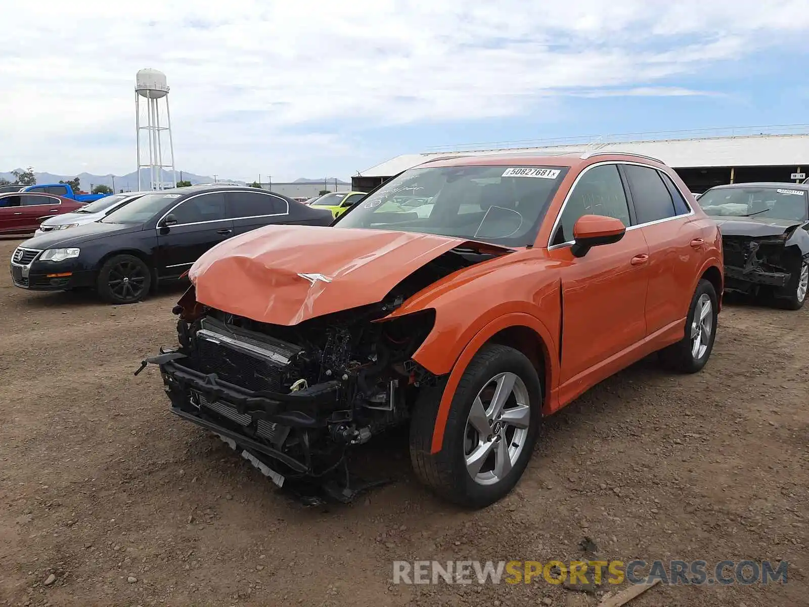 2 Photograph of a damaged car WA1AECF32K1078697 AUDI Q3 2019