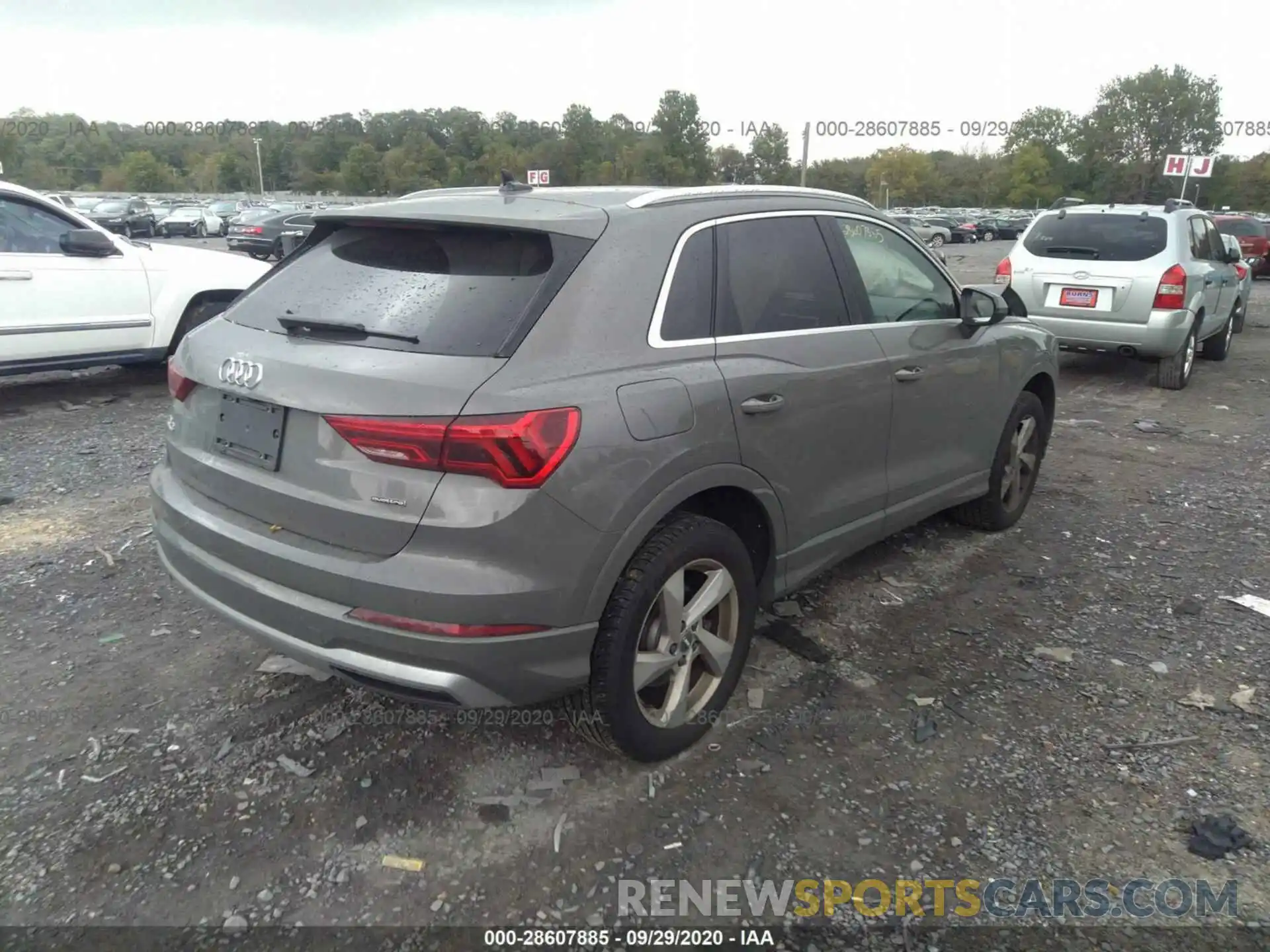 4 Фотография поврежденного автомобиля WA1AECF32K1082233 AUDI Q3 2019