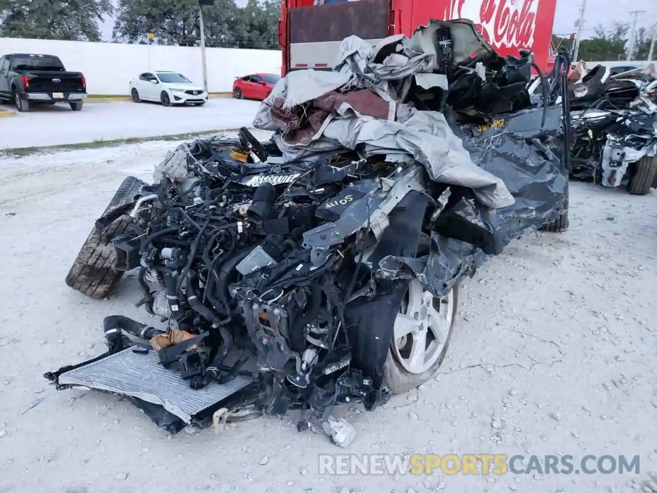 2 Photograph of a damaged car WA1AECF32K1086542 AUDI Q3 2019