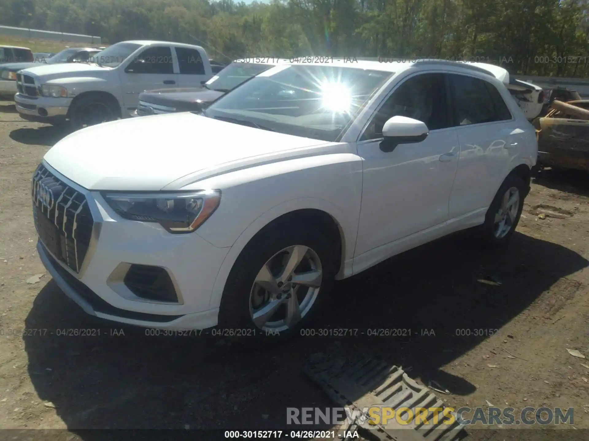 2 Photograph of a damaged car WA1AECF33K1076974 AUDI Q3 2019