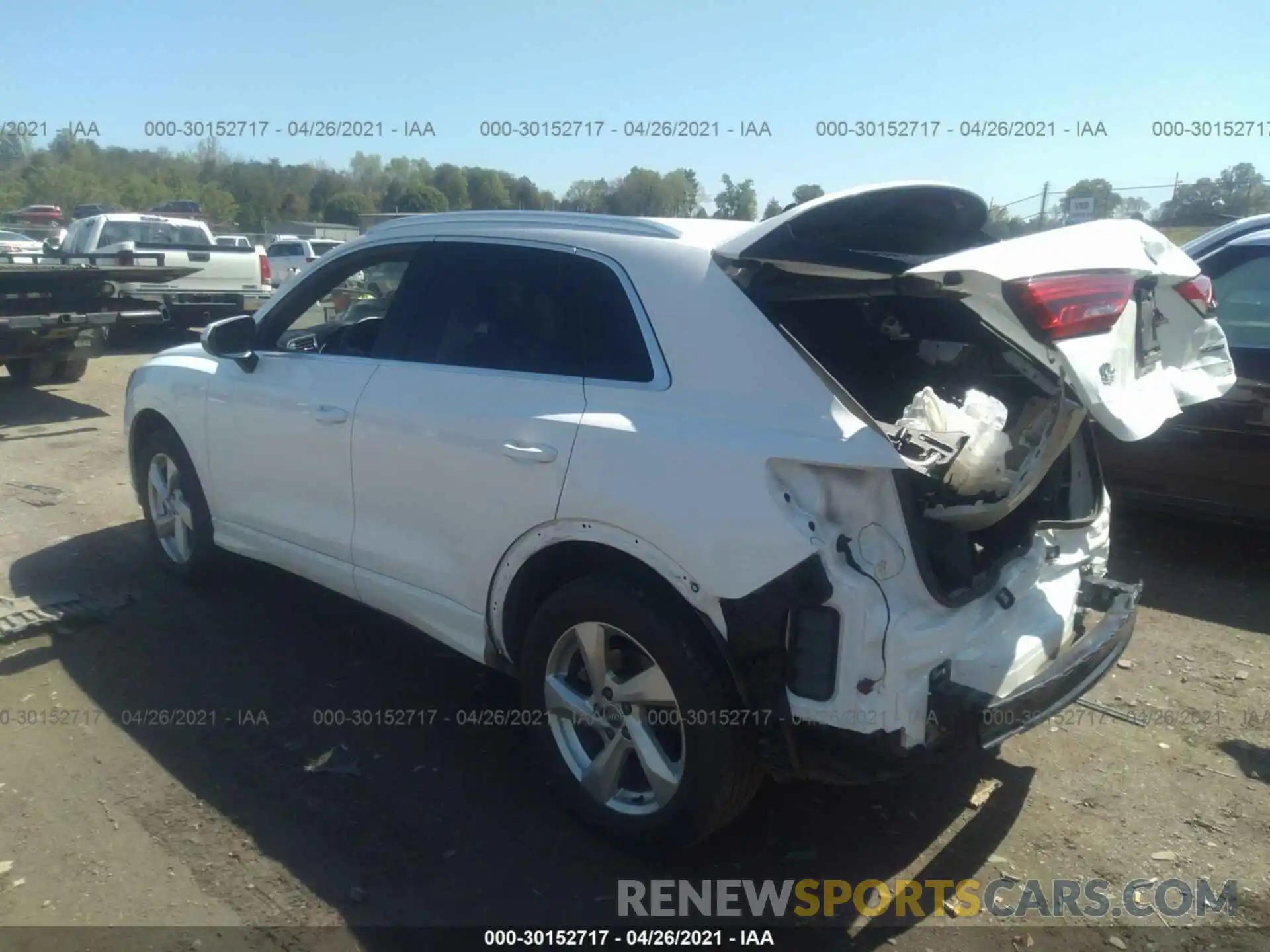 3 Photograph of a damaged car WA1AECF33K1076974 AUDI Q3 2019