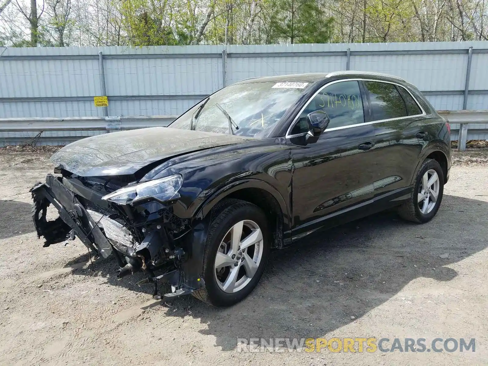 2 Photograph of a damaged car WA1AECF33K1077350 AUDI Q3 2019