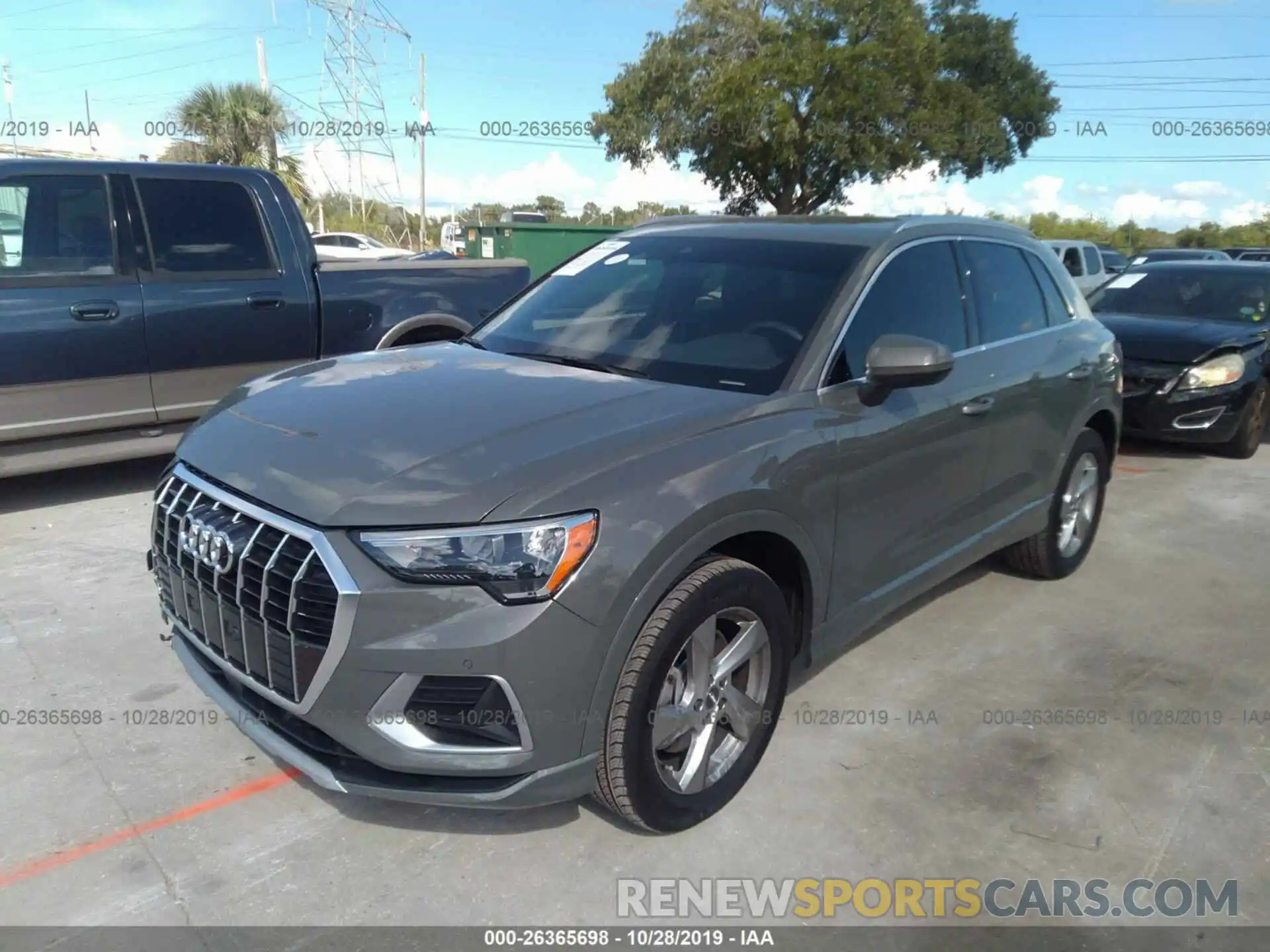 2 Photograph of a damaged car WA1AECF34K1067653 AUDI Q3 2019