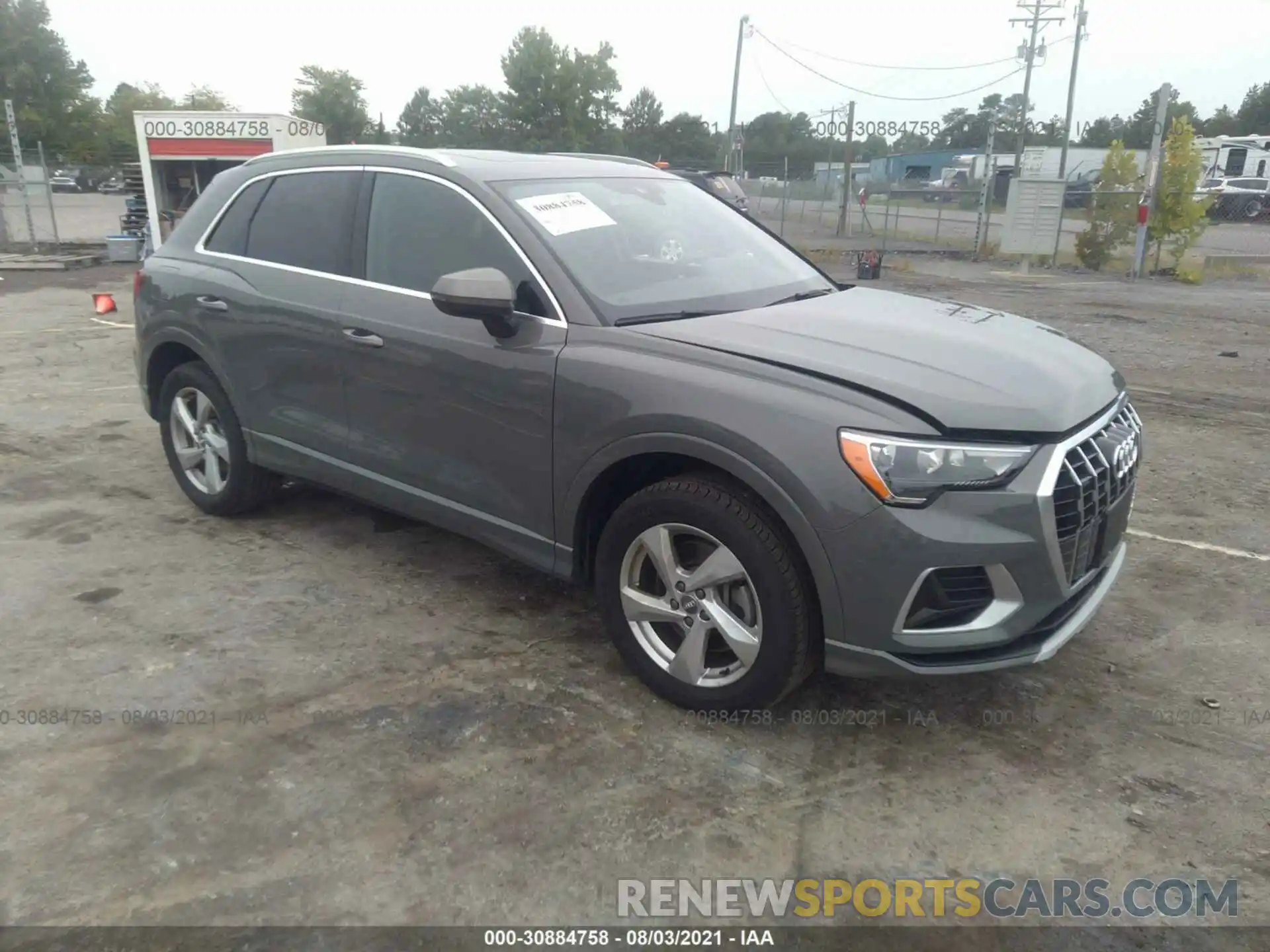 1 Photograph of a damaged car WA1AECF34K1067961 AUDI Q3 2019