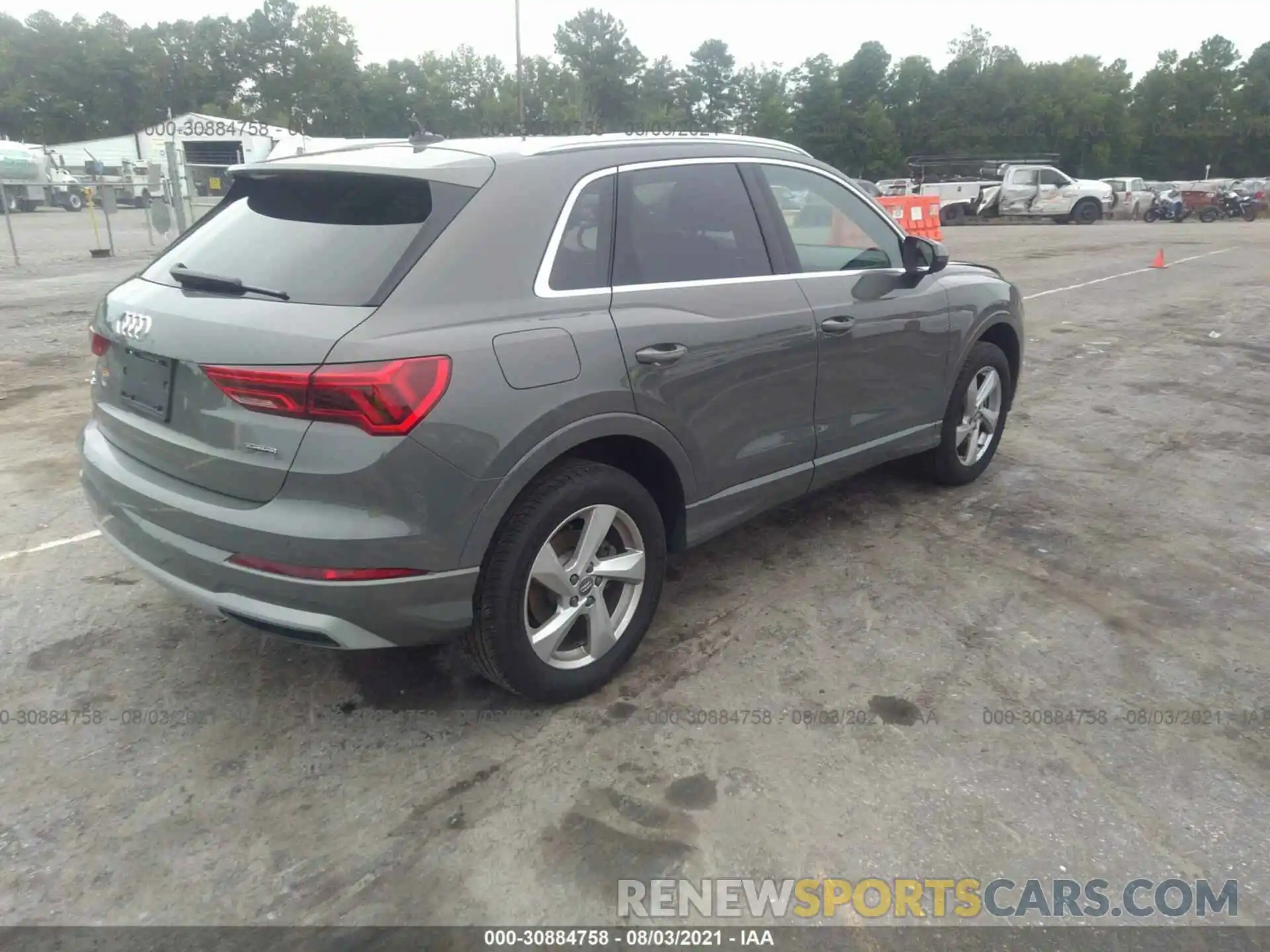 4 Фотография поврежденного автомобиля WA1AECF34K1067961 AUDI Q3 2019