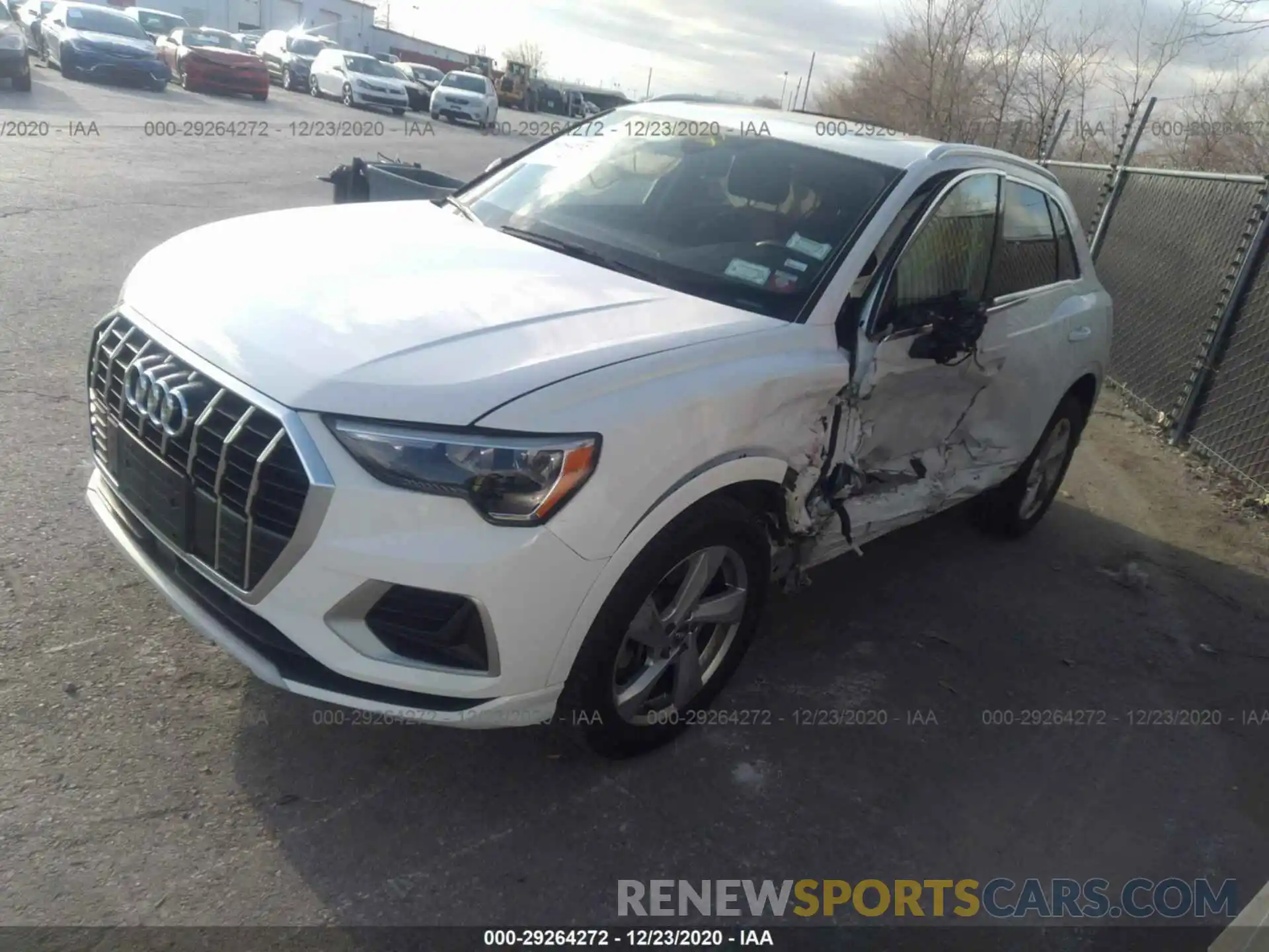 2 Photograph of a damaged car WA1AECF34K1077292 AUDI Q3 2019