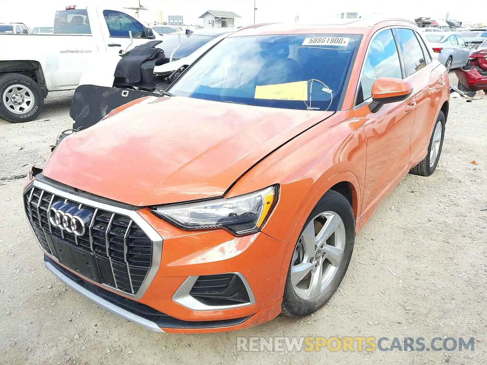 2 Фотография поврежденного автомобиля WA1AECF34K1078331 AUDI Q3 2019