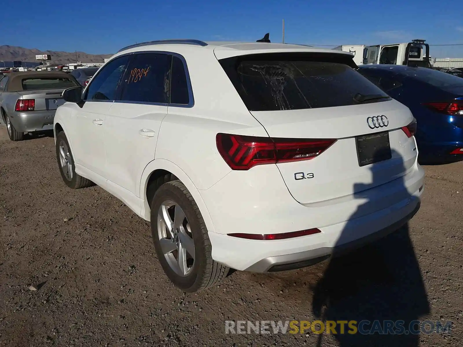 3 Photograph of a damaged car WA1AECF34K1078815 AUDI Q3 2019