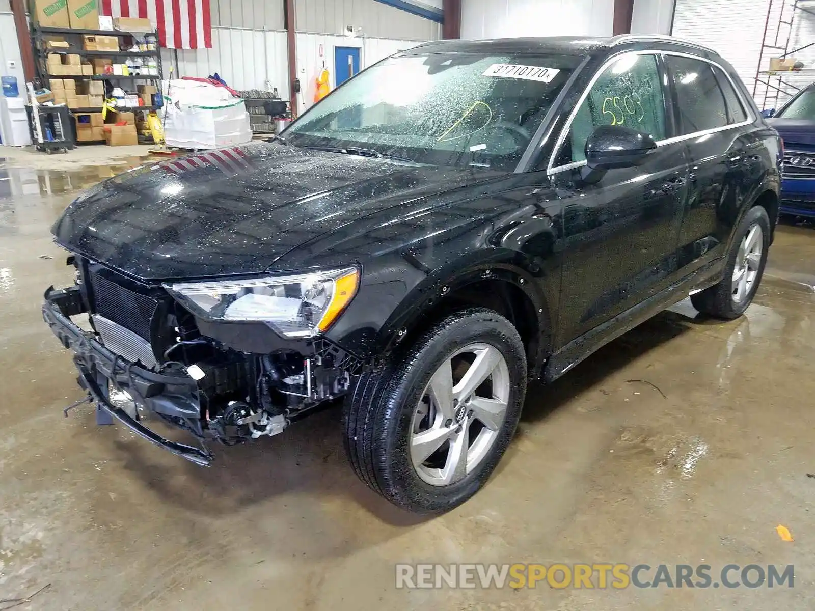 2 Photograph of a damaged car WA1AECF35K1077205 AUDI Q3 2019