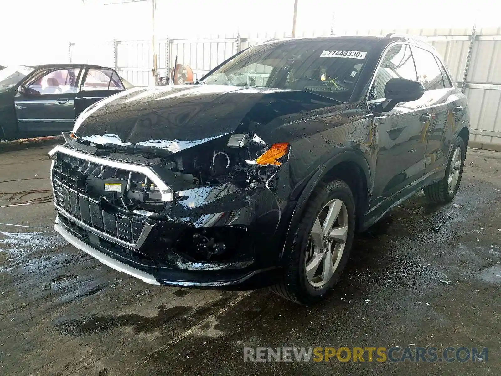 2 Photograph of a damaged car WA1AECF35K1078046 AUDI Q3 2019