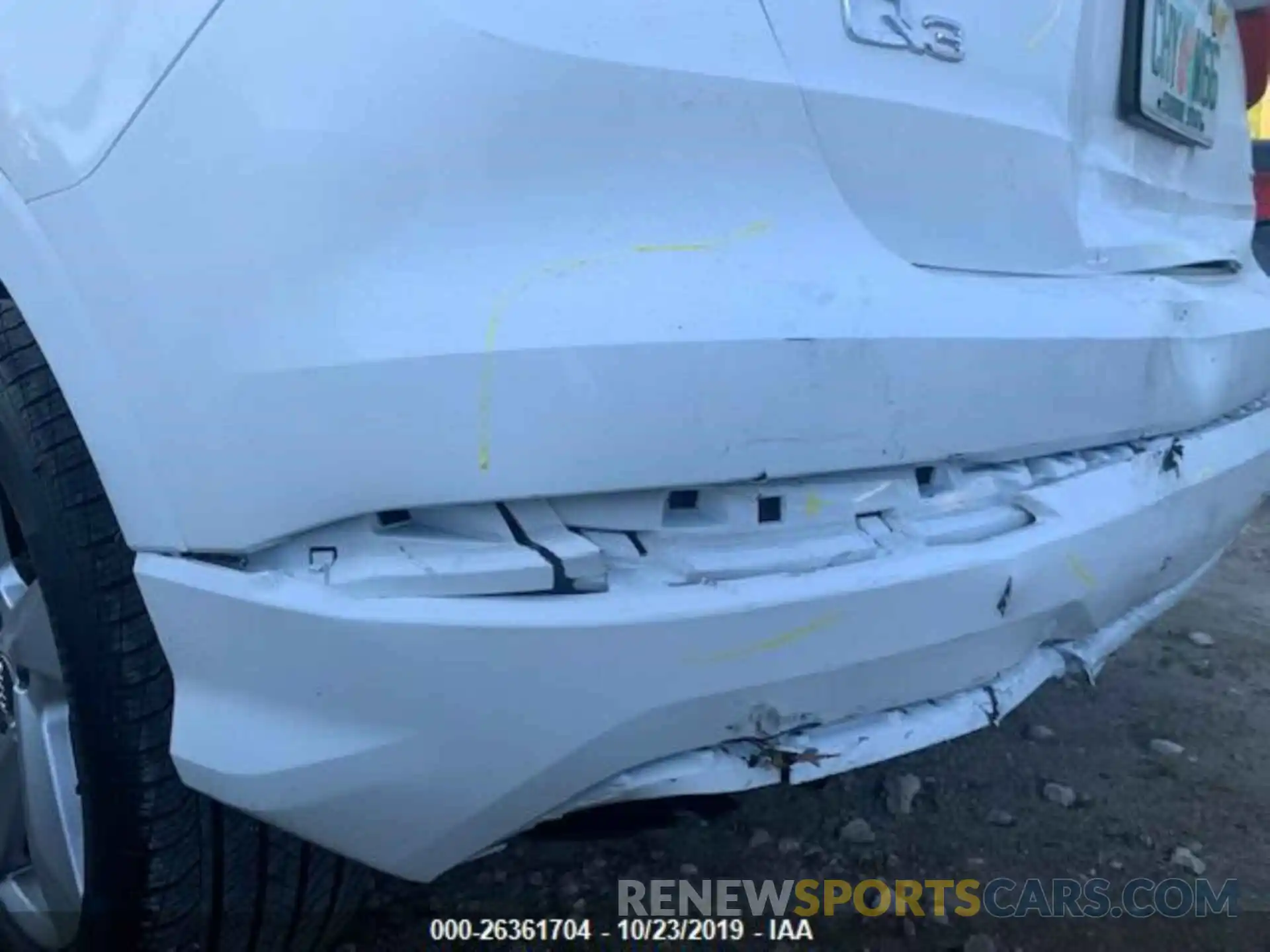 9 Photograph of a damaged car WA1AECF35K1079164 AUDI Q3 2019