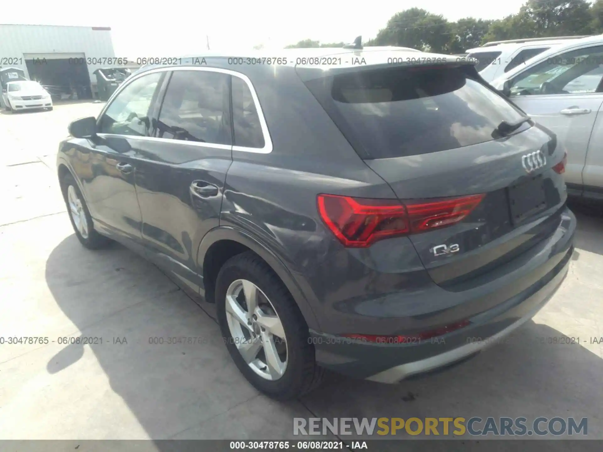 3 Photograph of a damaged car WA1AECF36K1075382 AUDI Q3 2019