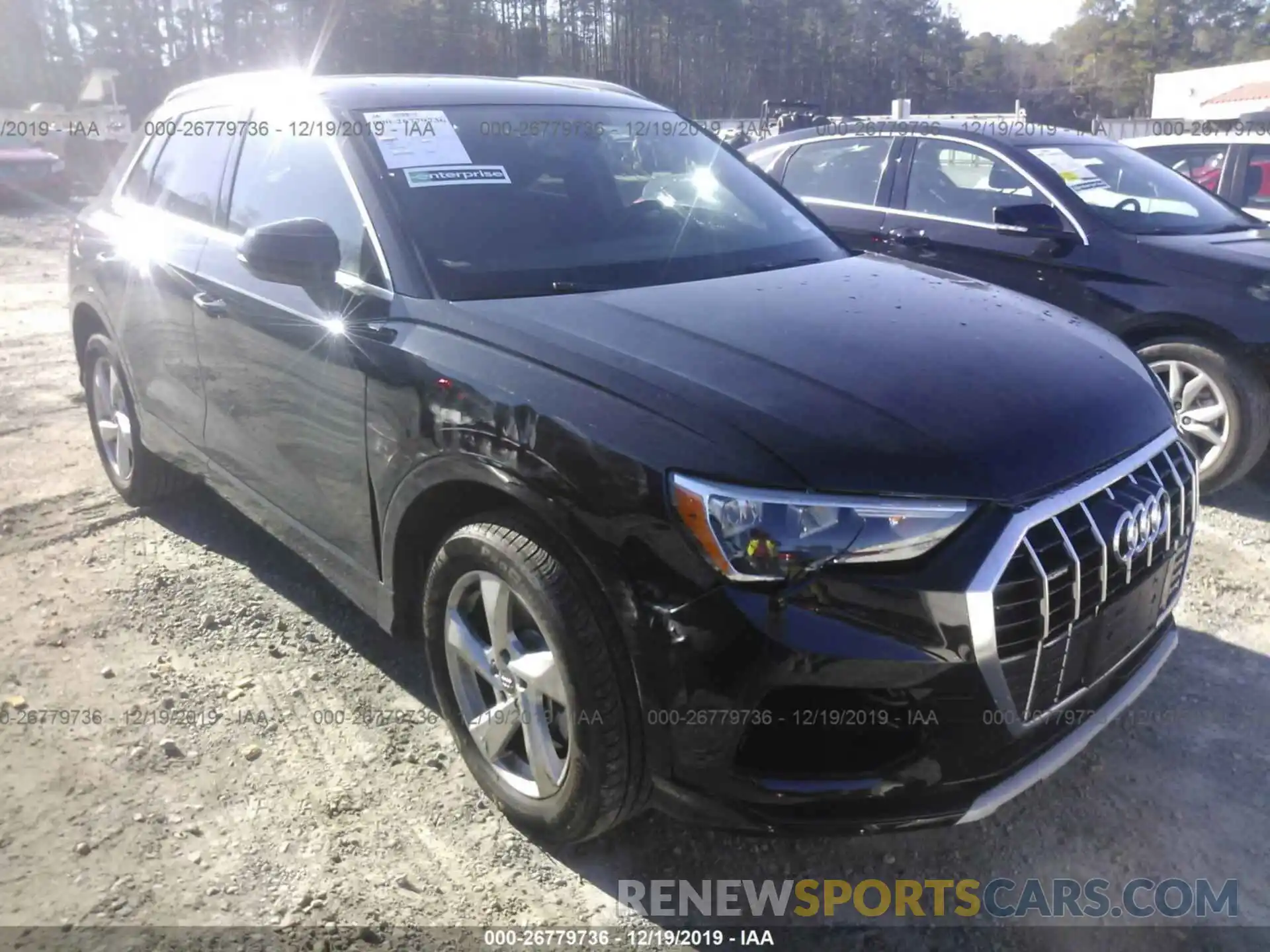 1 Photograph of a damaged car WA1AECF36K1075415 AUDI Q3 2019