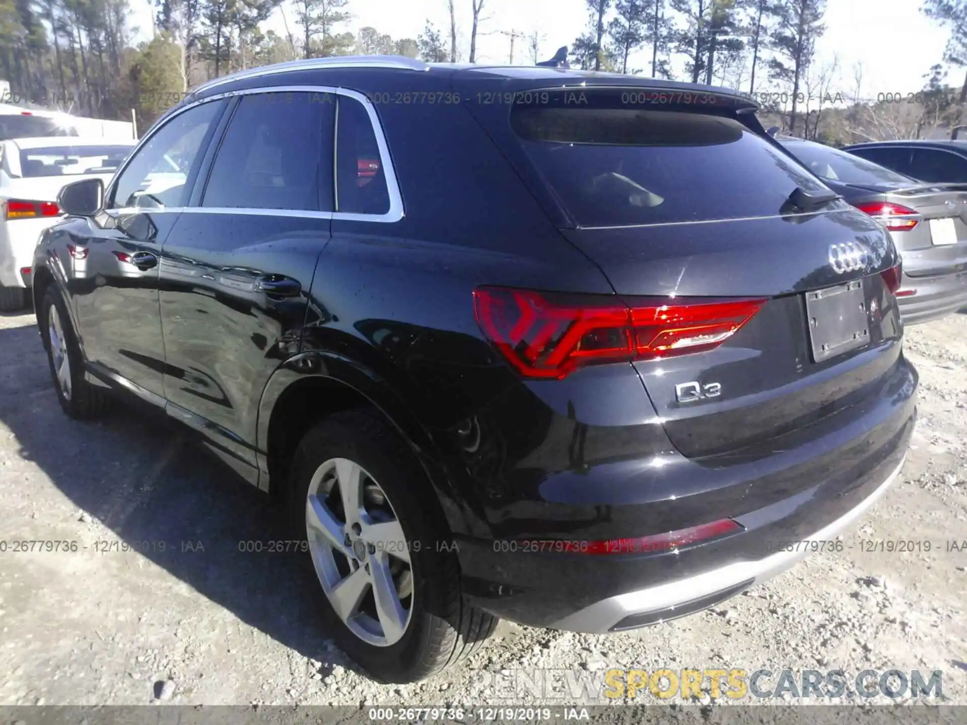 3 Photograph of a damaged car WA1AECF36K1075415 AUDI Q3 2019