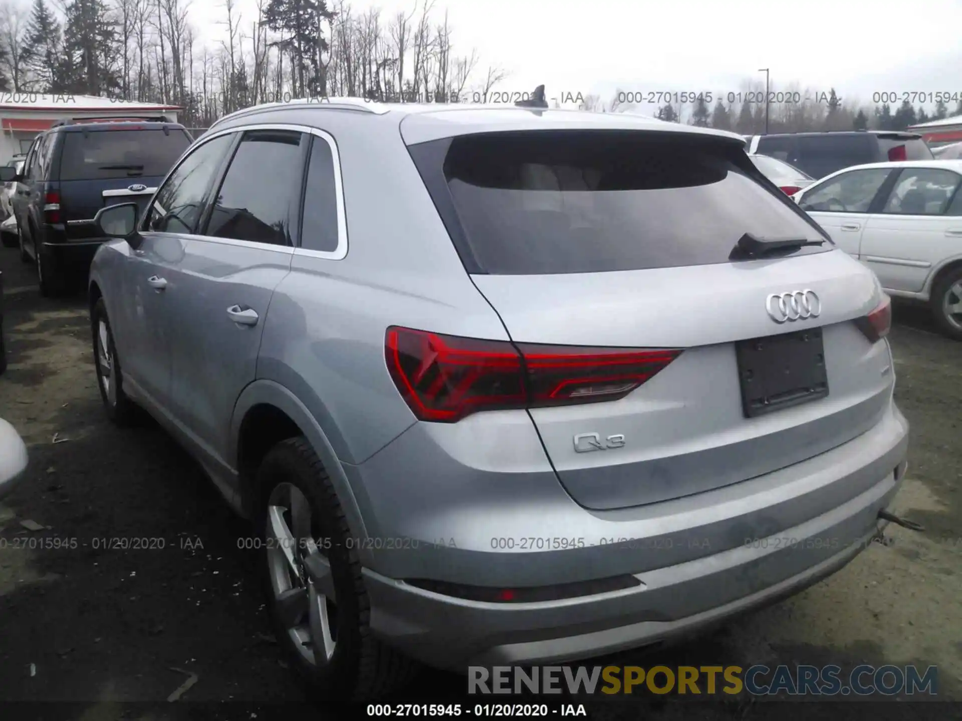 3 Photograph of a damaged car WA1AECF36K1077567 AUDI Q3 2019