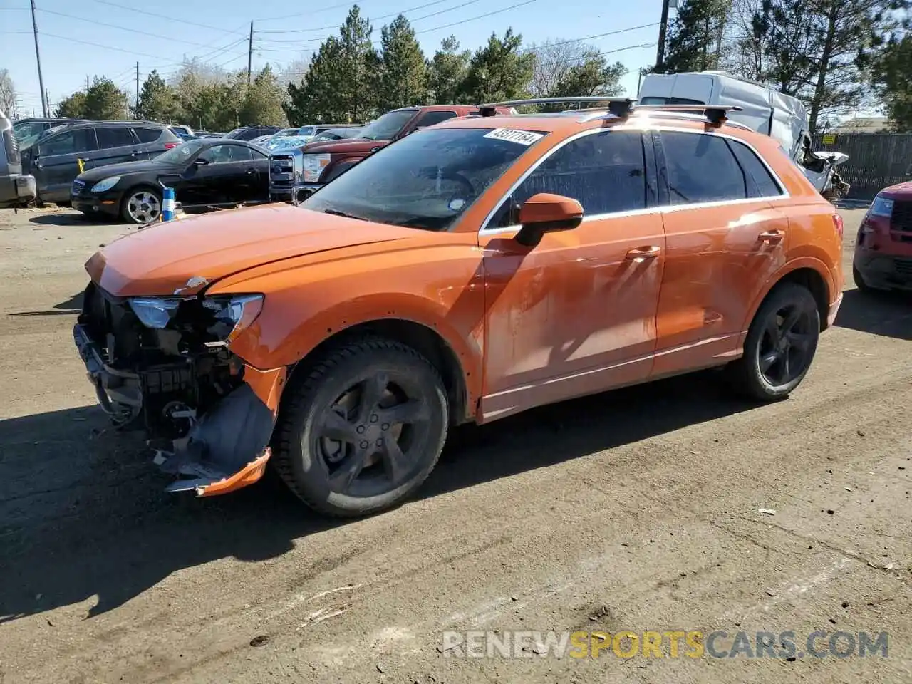 1 Photograph of a damaged car WA1AECF36K1078766 AUDI Q3 2019